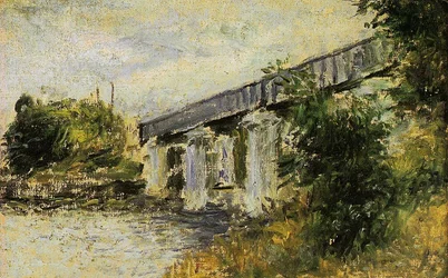 Die Eisenbahnbrücke von Argenteuil